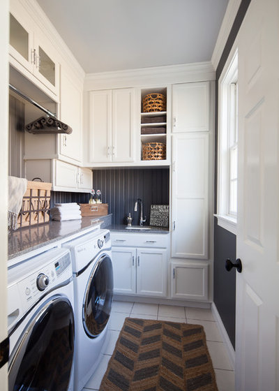Traditional Laundry Room by Hartley and Hill Design