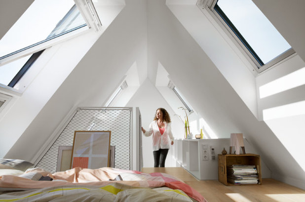 Contemporary Bedroom by VELUX France Officiel