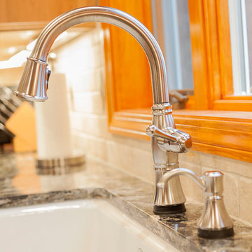 Traditional/Transitional Natural Cherry Kitchen Remodel w/HollinsbrookCountertop