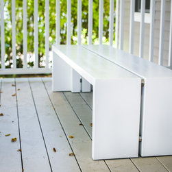 Modern split bench - Indoor Benches