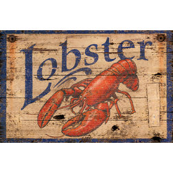 Beach Style Novelty Signs Lobster Sign
