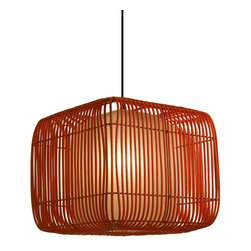 Hive - Hive Geisha Square Hanging Outdoor Lamp - Outdoor Hanging Lights