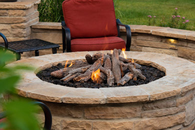 Sit around your new fire pit