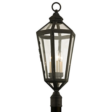 Calabasas 3-Light Post Lantern, Vintage Bronze