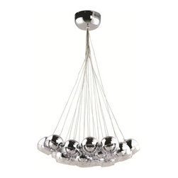 Fine Mod Imports Cup Hanging Chandelier - SKU: FMI8011-silver - Chandeliers