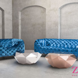 GEM COFFEE-STAINLESS STEEL - Coffee Tables