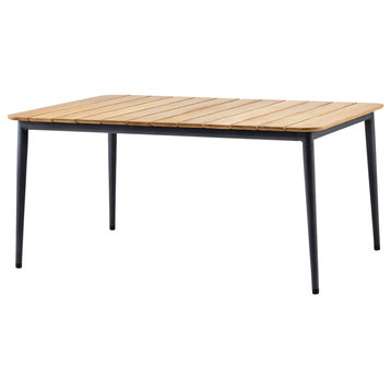 Cane-Line Core Dining Table, 63X35.5", 50127Alt