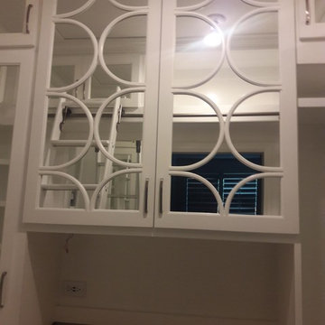 White Master Closet with Ladder