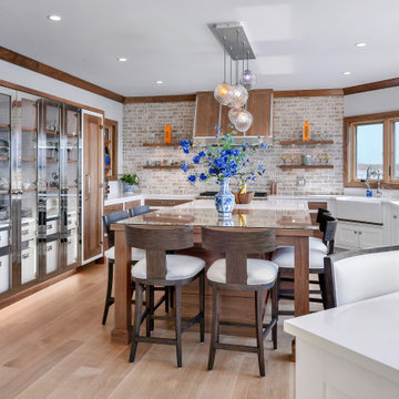 A Transitional Waterfront Kitchen & Bath on Long Island’s North Shore