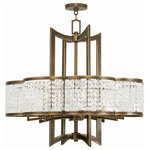 Livex Lighting - Livex Lighting 50578-64 Grammercy - 8 Light Chandelier in Grammercy Style - 30 I - 50578-64Crystal strands strung in a decorative shade desigGrammercy 8 Light Ch Hand Painted PalaciaUL: Suitable for damp locations Energy Star Qualified: n/a ADA Certified: n/a  *Number of Lights: 8-*Wattage:60w Candelabra Base bulb(s) *Bulb Included:No *Bulb Type:Candelabra Base *Finish Type:Hand Painted Palacial Bronze