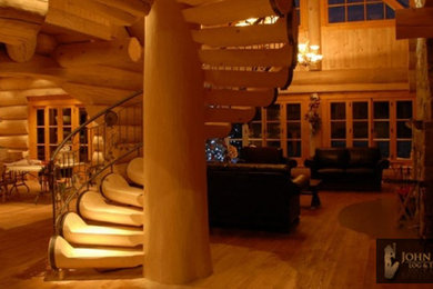 Example of a classic staircase design in Toronto