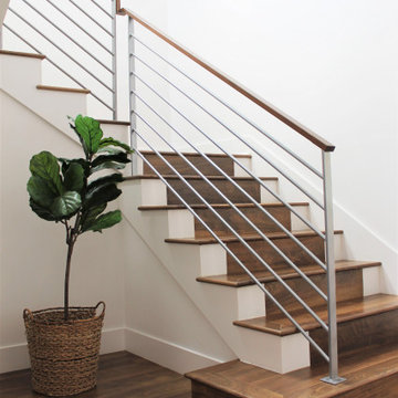 Stairway in Modern LA Farmhouse