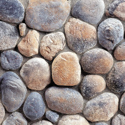 Coronado Stone Products - Coronado River Rock - Color: Reno Blend - River Rock Siding - Products