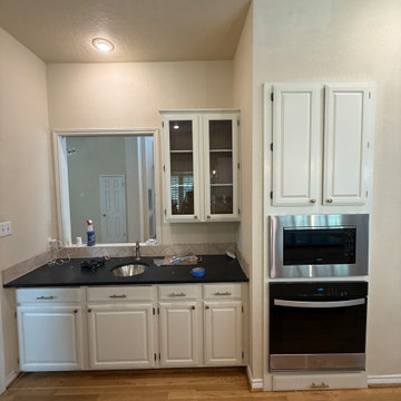 Circle C Austin Cabinet Refacing with Shaker Doors & Custom Storage