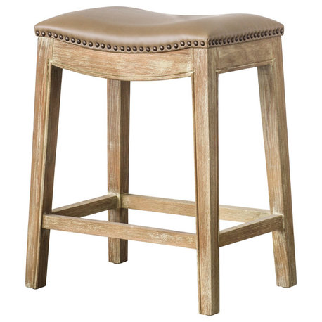 Elmo Bar/ Counter Stool, Vintage Taupe, Counter Stool