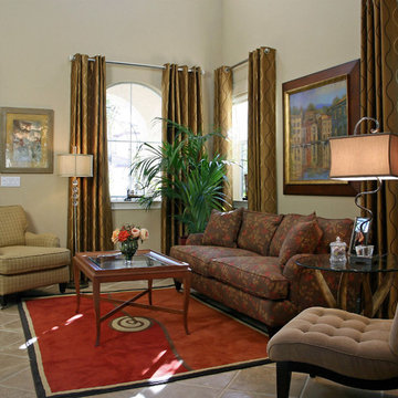 Natomas Tranistional Living Room