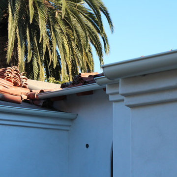 Half Round Rain Gutters in Encino California