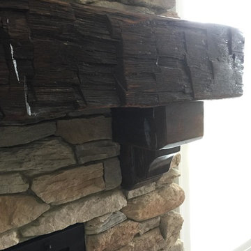 Rustic Fireplace