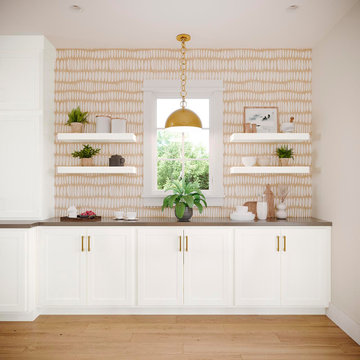 Simple Sophistication- White Shaker Kitchen