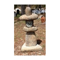 Natural Stone Lantern - Outdoor Decor