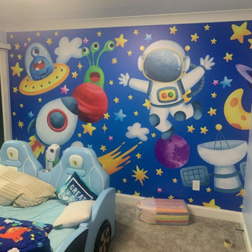Nursery wallpaper installation Granite Bay, CA