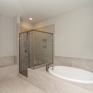 Tile Shower and Soaking Tub