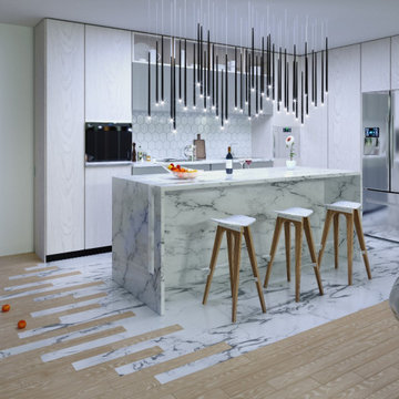 Interior Renovation With Bathroom and Kitchen