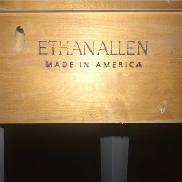 Refurbished Ethan Allen sofa table