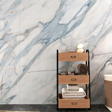 Ancient Blue Sintered Stone Background