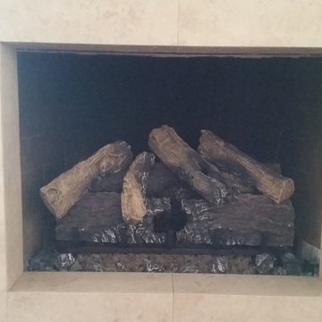 Propane Fire Log Run Into Residence