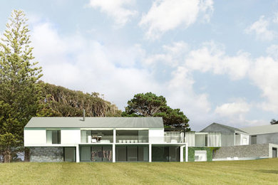 Narooma house - view from East, final scheme