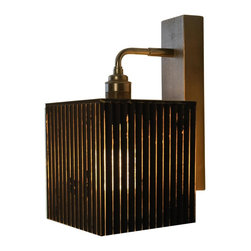 Black & Gold Globe LED Wall Light - Wall Lights