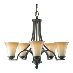 Royce Lighting - Royce Lighting Fallsburg 5-Light Chandelier in Heirloom Bronze - Chandeliers