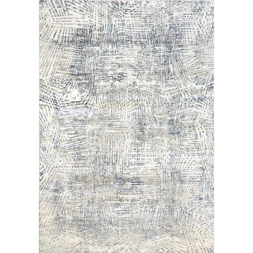 Dynamic Rugs Zen Polyester Area Rug Gray 2.2X7.7