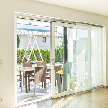 Terrassentür offen