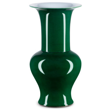 Imperial Green Corolla Vase