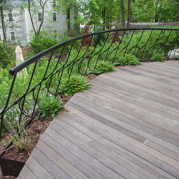 Hillside Garden with Gazebo & Terraced Patios