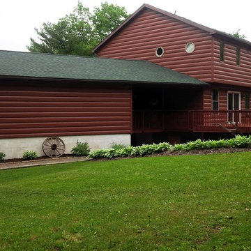 Log Siding (Steel) Install in Port Matilda, PA