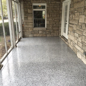 Patio floor covering