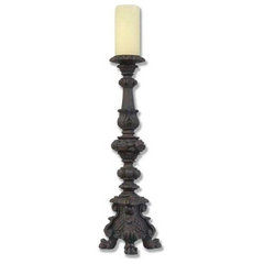 Heavy Duty Cast Iron Candlestick Holders - Handcrafted Vintage Candelabra -  Traditional - Candleholders - by Imtinanz, LLC