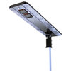 eLEDing 5000K 20W 5th Gen Solar Hybrid Microgrid LED Street Light in Silver
