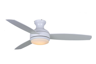 Sierra Ceiling Fan White with Light