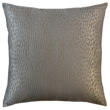 The Pillow Collection Gray Thompson Throw Pillow Cover, 22"x22"