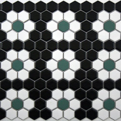 Hex Tile Patterns Made to Order at MosaicTile.com - Mosaic Tile