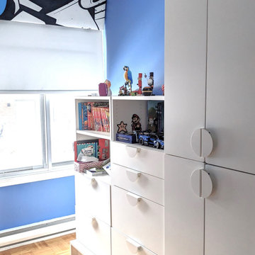 Boys' shared room in Anjou, Quebec