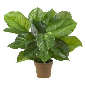Large Leaf Philodendron Silk Plant, Real Touch