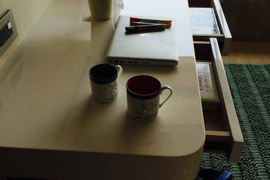Inspiration for a contemporary home office remodel in Mumbai