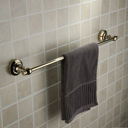 Antique Brass Ti-PVD Wall-mounted Single Towel Bar TGB1005 - Bathroom Accessories