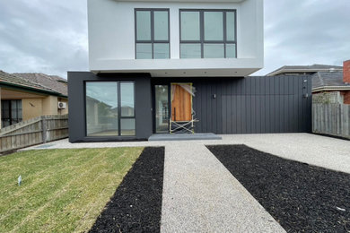 Design ideas for a contemporary exterior in Melbourne.