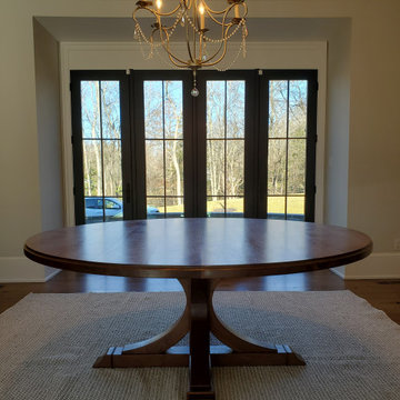 Round Pedestal Dining Table - Walnut